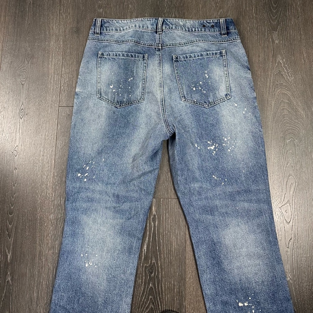 Cabi 100% Boyfriend Distressed Jeans Sz 30 - Picture 6 of 6